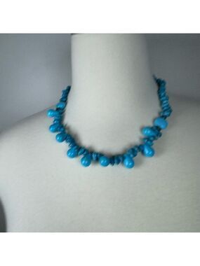 Blue Beaded Necklace